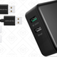 RAVPower Dual Port Quick Charge 3.0 Charger + FREE 5-Pack MicroUSB Cables, $20 with code ESA4I59J